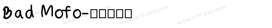 Bad Mofo字体转换